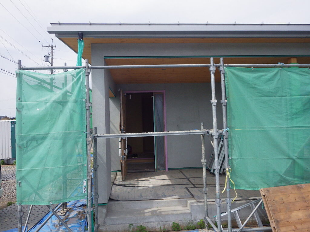 松本市　寿の平屋新築工事
